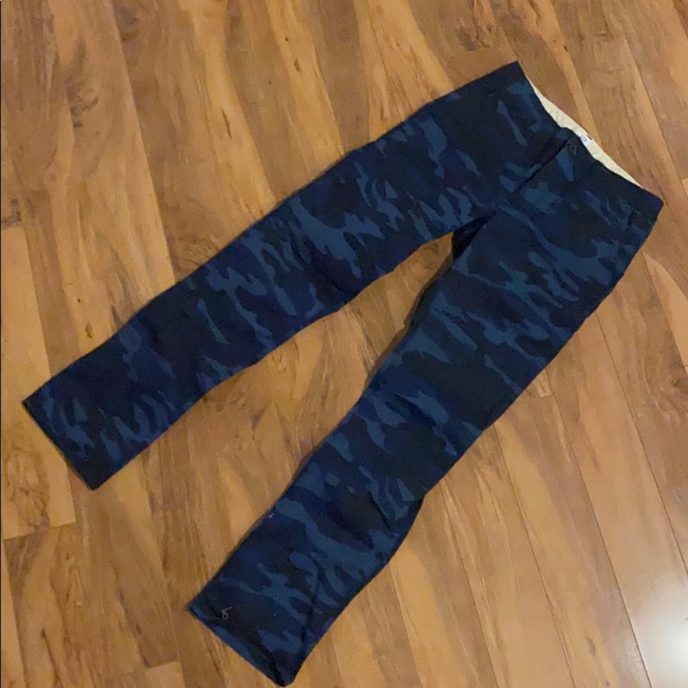 Gap blue camo pants
